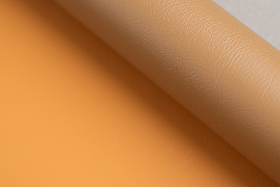 PVC-Dekorfolie mit dunkler Kunstlederstruktur